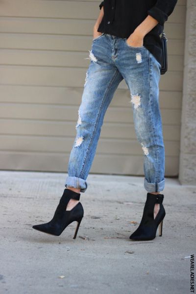 How To Style Girlfriend Jeans | Fashion, Boyfriend jeans, Cloth