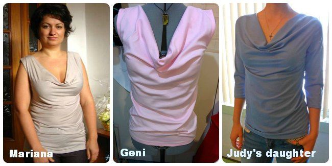Cowl Neck Top Pattern - great wardrobe builder | Cowl neck top .