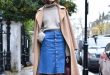 25 Ways To Wear Denim Skirts 2020 | FashionTasty.c