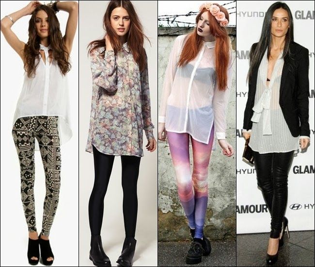 Style Guide: How to wear leggings the right way | Tops for .