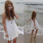 White Beach Dresses Design Ideas for Casual Party in 2020 | Beach .