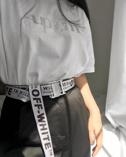 brxkensavvi) - #girl #tumblr #cute | Off white belt, Fashion .