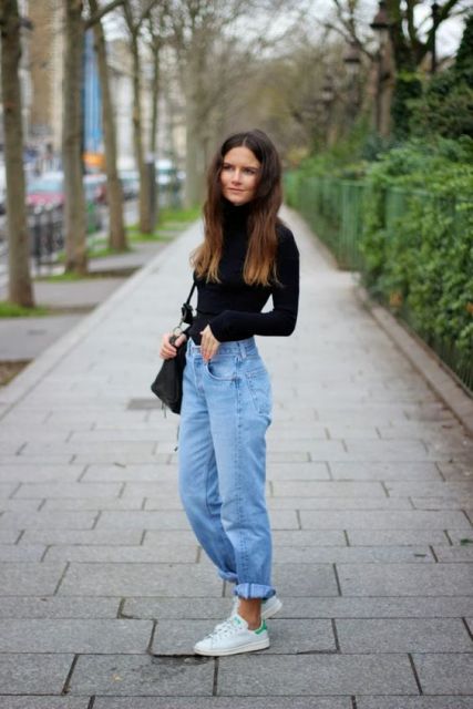 20 Fall And Winter Outfits With Boyfriend Jeans - Styleohol