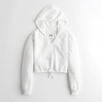 Girls French Terry Crop Hoodie | Girls Clearance | HollisterCo.c