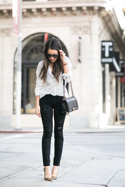 Ripped Jeans Outfits: The Ripped And Distressed Jeans Are Back .