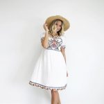 White Embroidered Dress: Casual and Bohemian Outfit Ideas - FMag.c