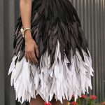 Dawilda Black And White Feather Dress Holiday Style Inspo .