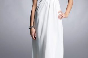 15 Best White Floor Length Dress Outfit Ideas - FMag.c