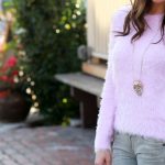 15 Fuzzy Sweater Outfits You Need This Winter - Society