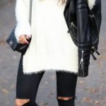 How to Style White Fuzzy Sweater: 15 Best Outfit Ideas - FMag.c