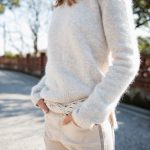 Picture Of Comfy Fall Outfit Ideas With A Fuzzy Sweater