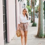 High-Waisted Utility Shorts | High waisted shorts outfit, Casual .