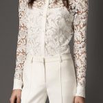 Burberry Lace Button Down Shirt YES PLEASE | Fashion, Lace shirt .