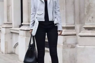 Lauper Tuxedo Moto Jacket in 2020 | Fashion, Trendy outfits, Cute .