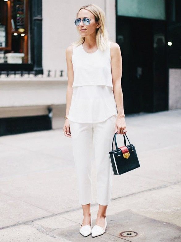 White Loafers for Women Outfit
  Ideas