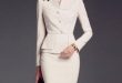 White Ol Graceful Women Skirt Suit | Fashion dress