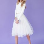 White tulle skirt White tutu skirt Tea-length by NewLovelySkirt .
