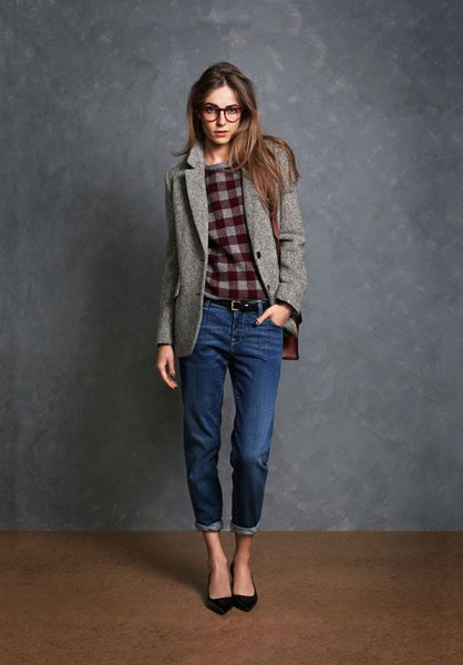 How to Style Wool Blazer: 15 Unique Outfit Ideas for Ladies - FMag.c