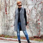 Sleeveless coat women/ Wool vest/ Sleeveless jacket/ Trendy top .