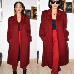 Jackets & Coats | Red Burgundy Wool Long Coat Winter Outfit Ideas .
