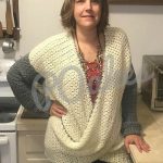 Free Pattern] Charming Wrap Baggy Sweater | Crochet shawls, wraps .