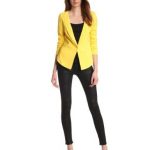 aryn K Women's Yellow Blazer | Blazer jackets for women, Blazer .