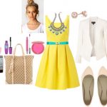 Yellow Outfit Idea for Summ