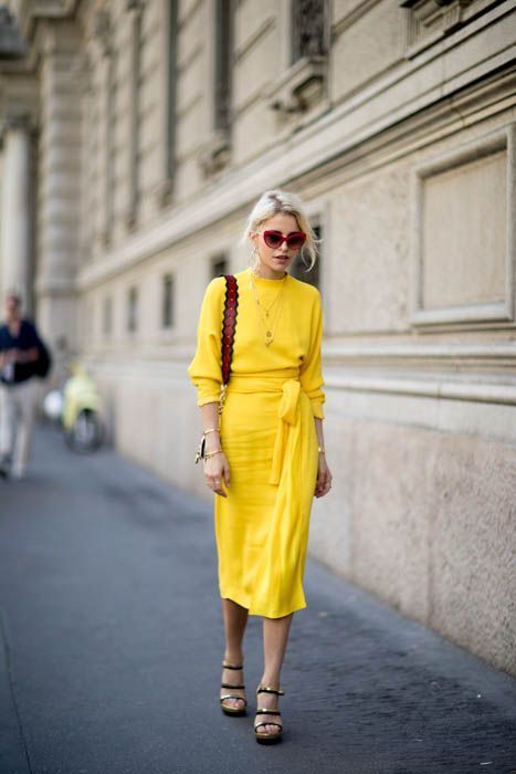 Yellow Midi Dress Outfit Ideas
  for Ladies