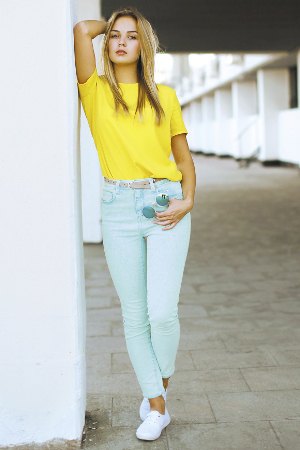 Yellow Polo Shirt Outfit Ideas
  for Women