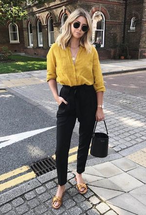 Yellow Shirt Outfit Ideas for
  Women