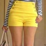 7 Best Yellow shorts outfit images | Short outfits, Yellow shorts .