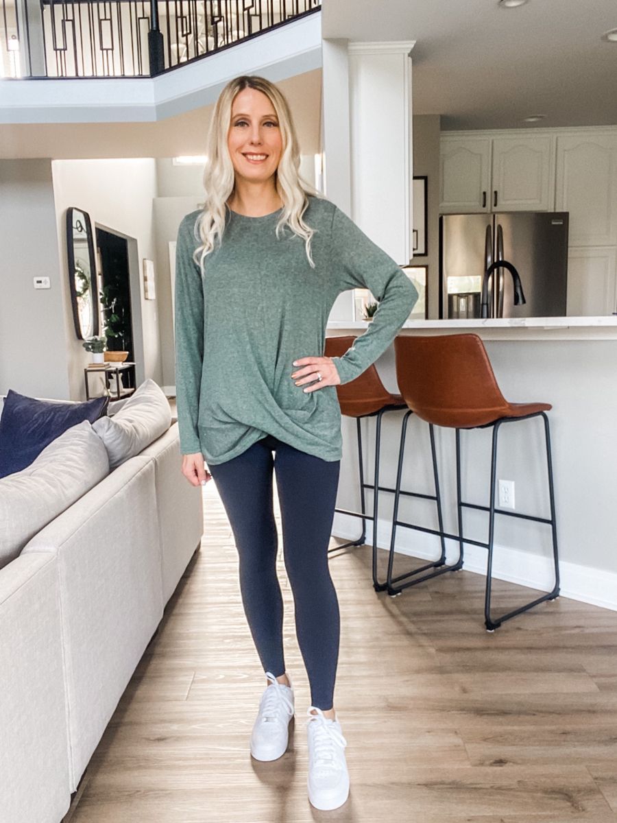 Tunics with Leggings Casual
  Outfit