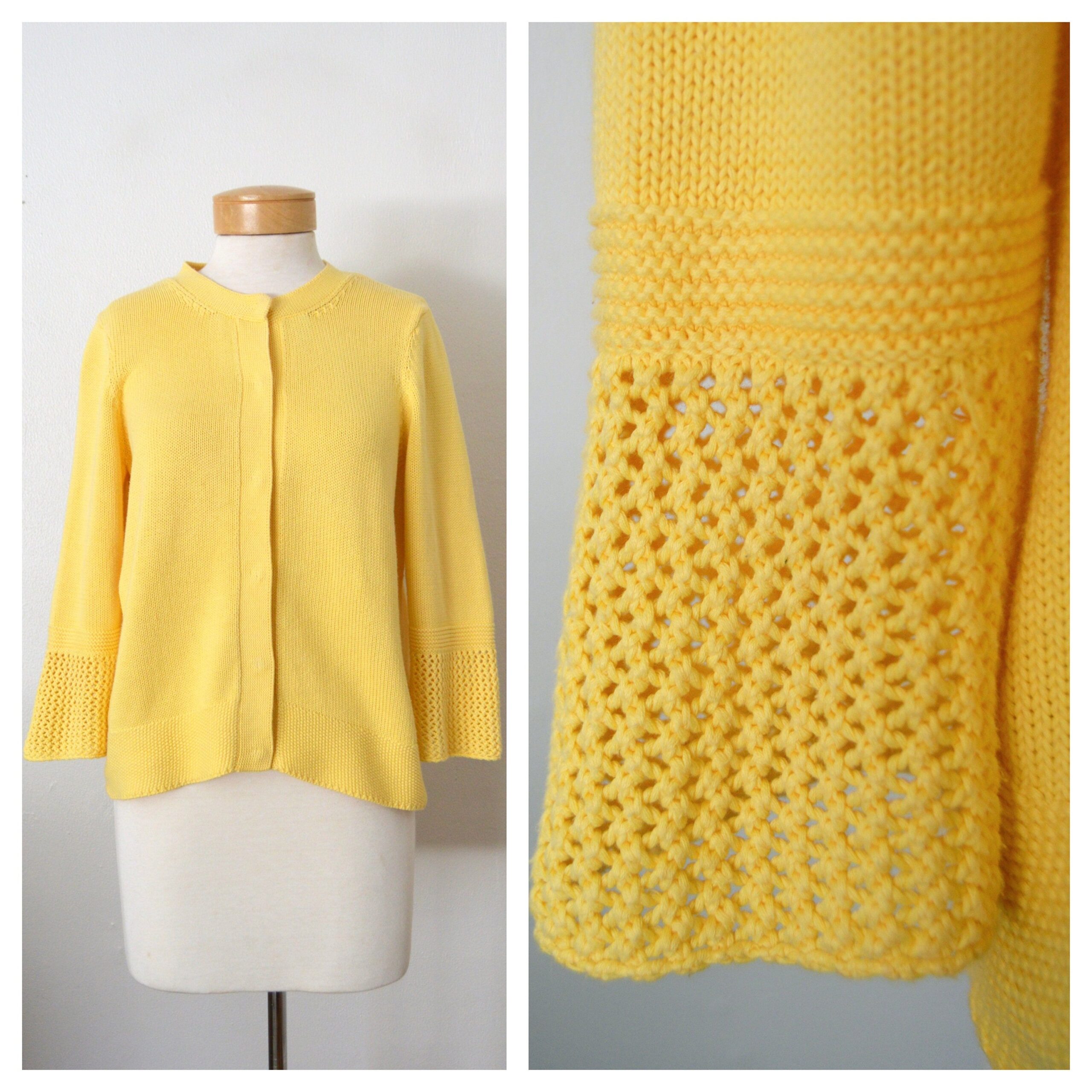 Yellow Cardigan Sweater
  Outfits for Women
