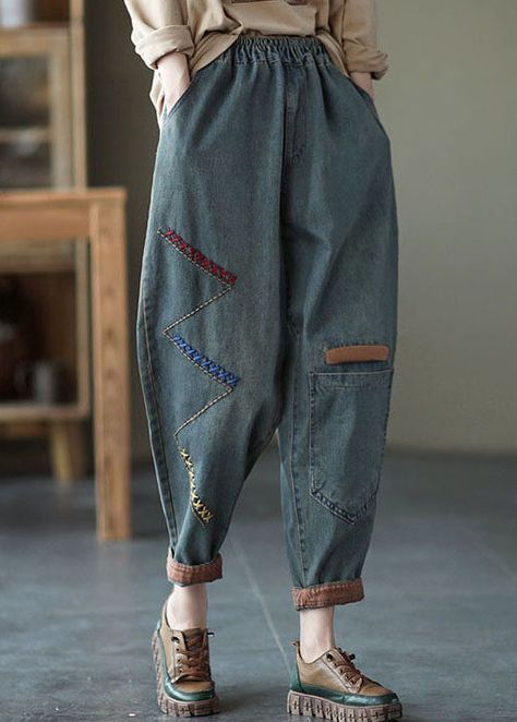 Elastic Waist Jeans for Women