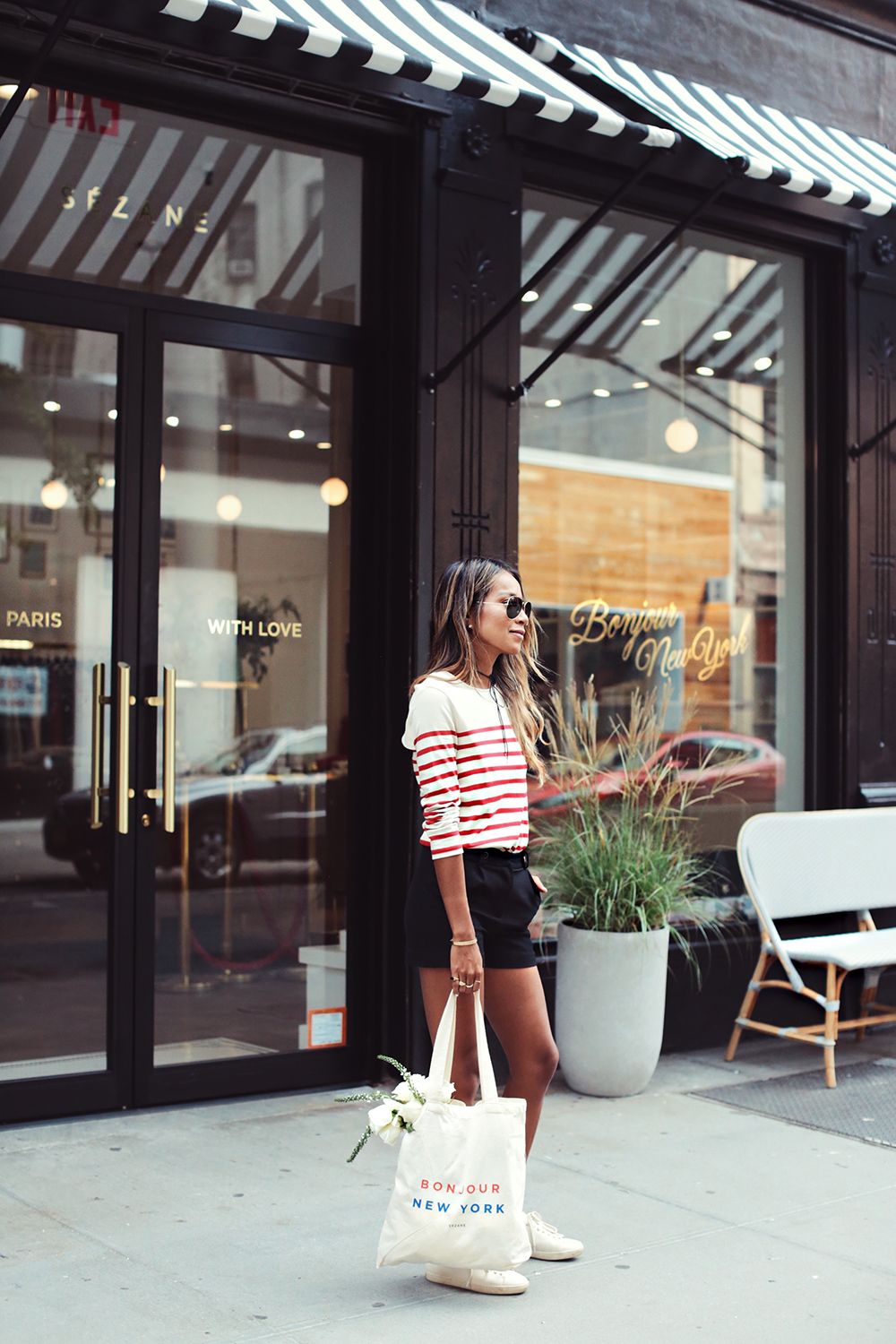 Red and White Striped Shirt
  Outfit Ideas