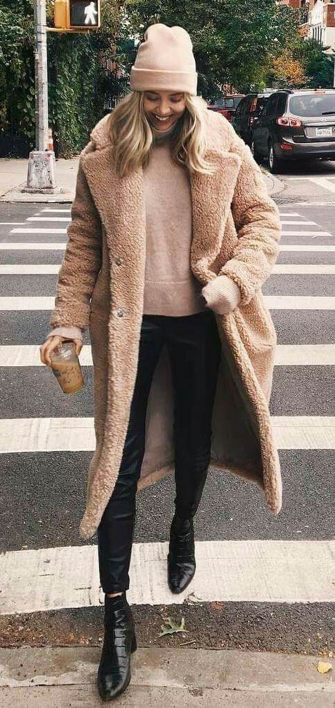 How to Style Teddy Coat