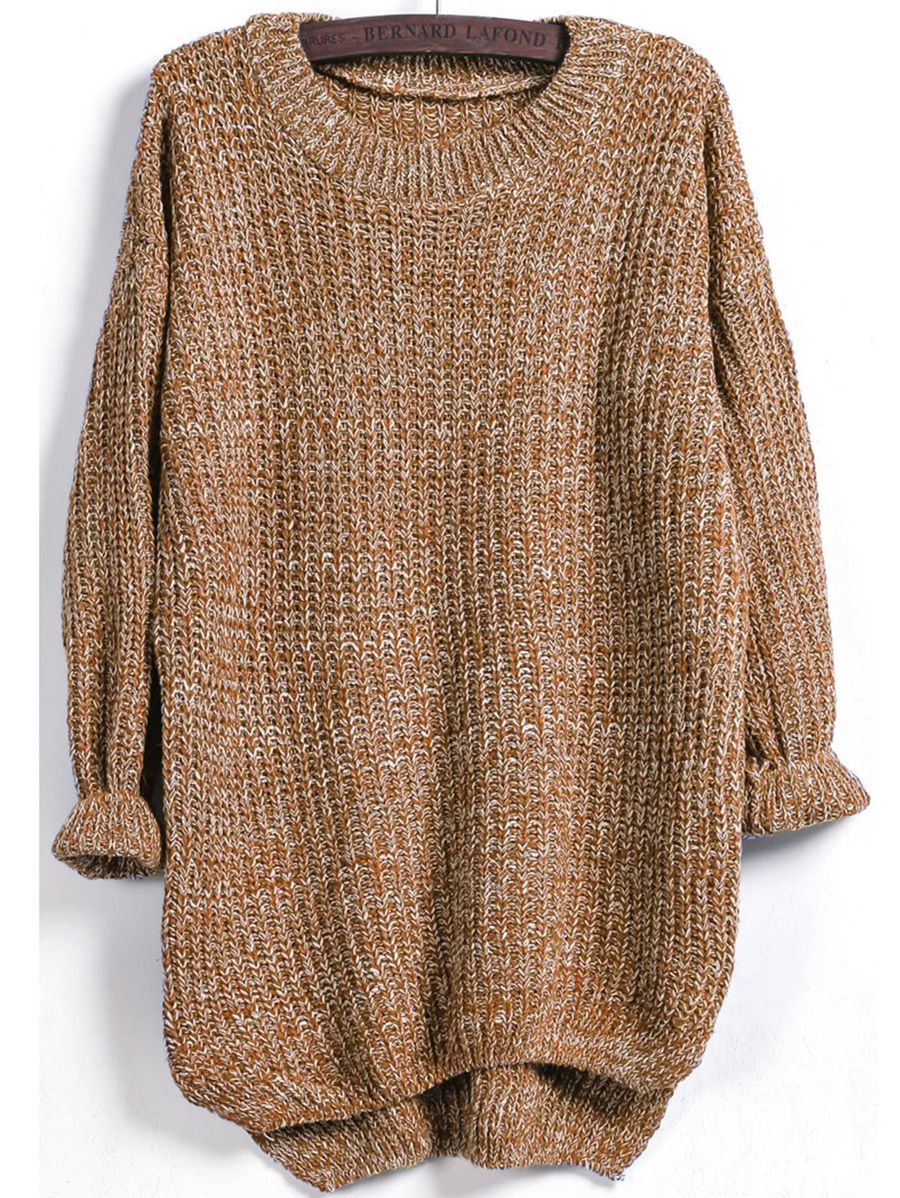 Marled Knit Sweater