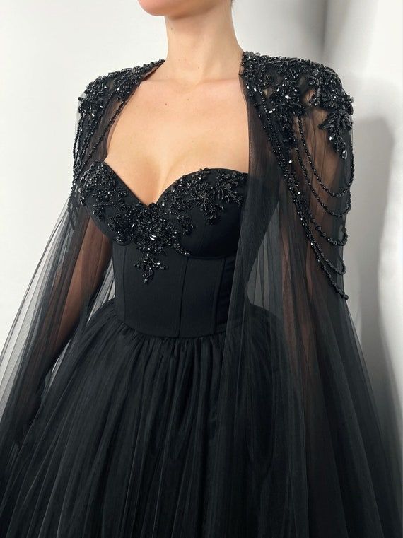Black Tulle Dress Outfits