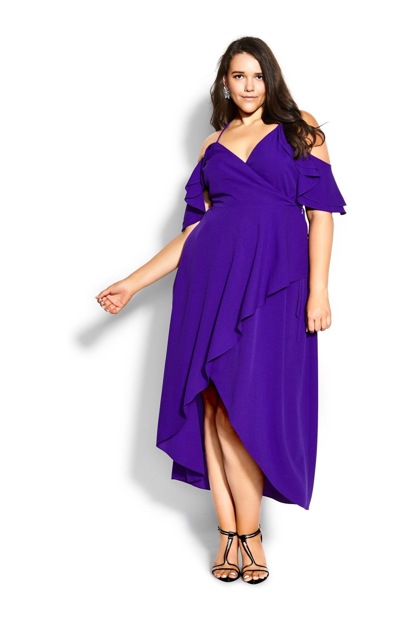 Purple Maxi Dress Deep Outfit
  Ideas