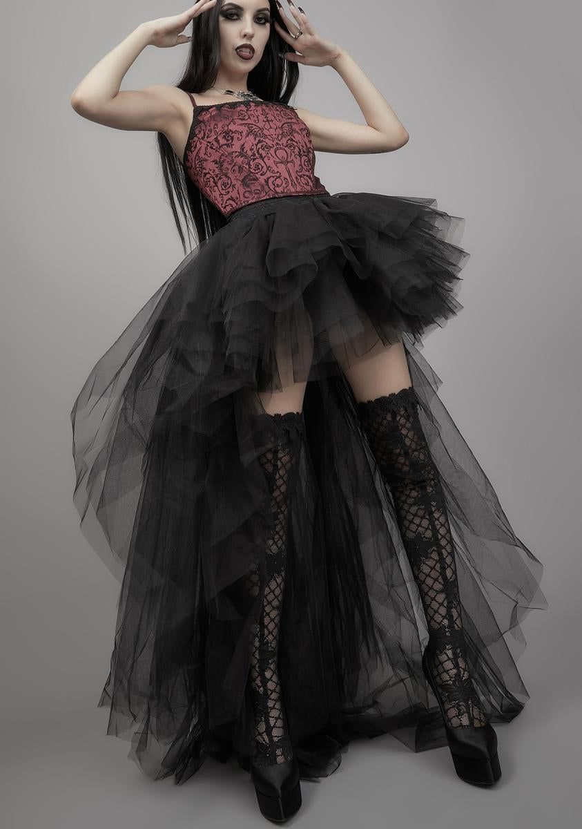 Black Tulle Skirt Outfit Ideas