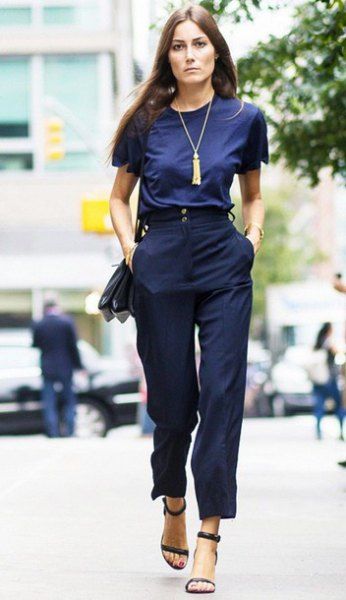 Navy Blue Outfit Ideas for
  Ladies