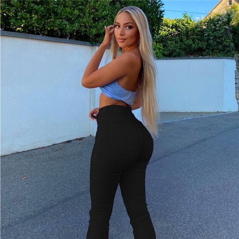 Black High Waisted Jeans
  Outfits for Ladies