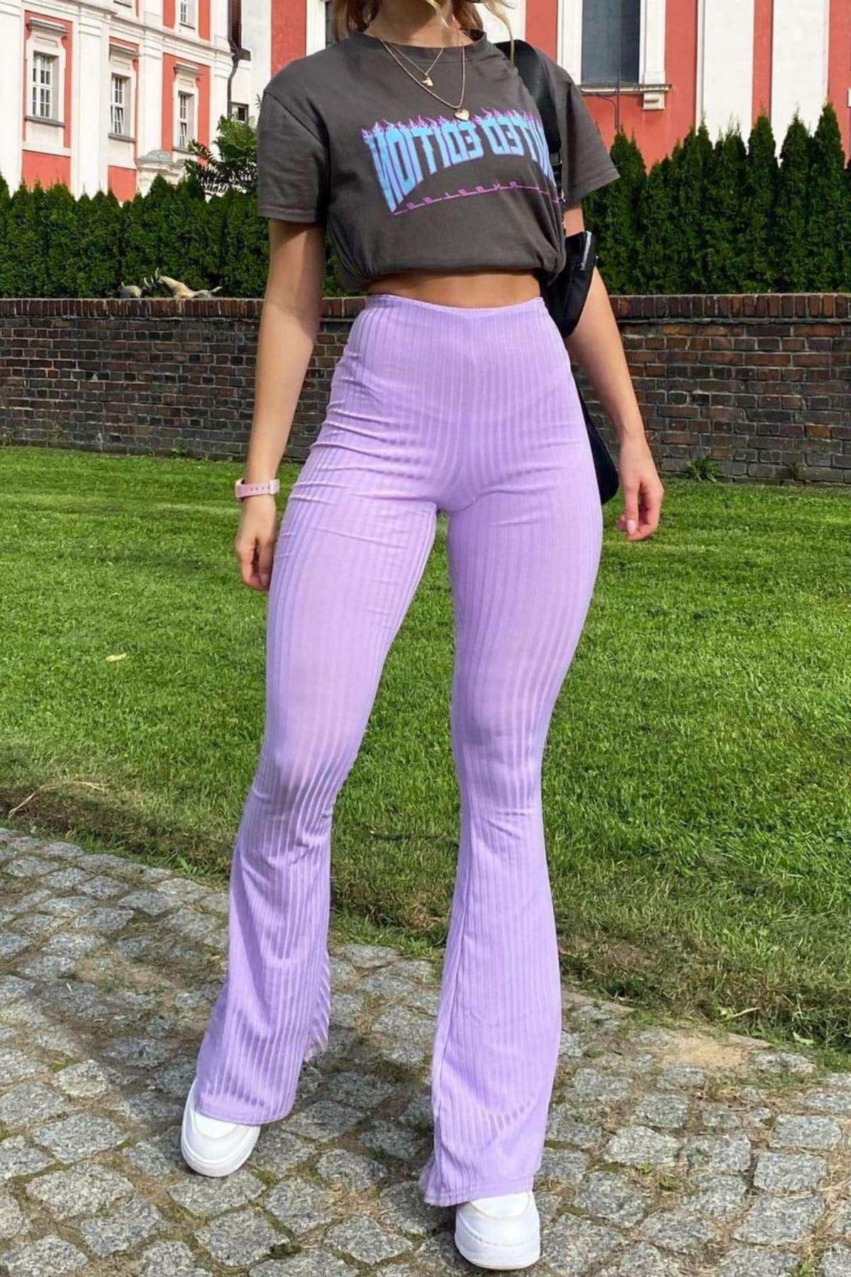Purple Pants Outfits