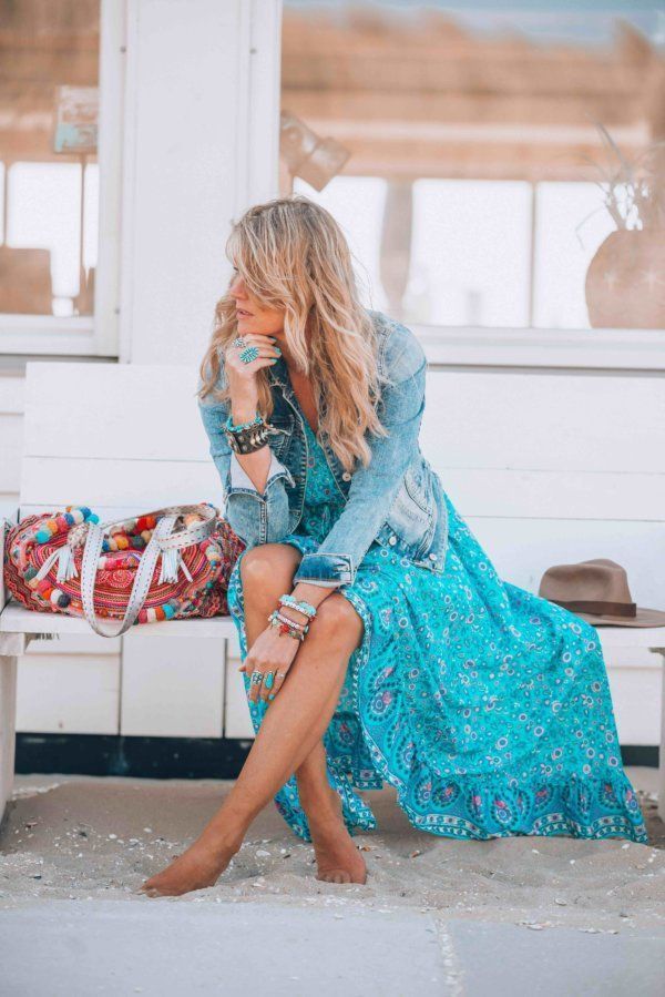 Turquoise Dress Outfit Ideas