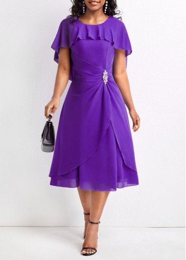 Purple Cocktail Dress Outfit
  Ideas for Women
