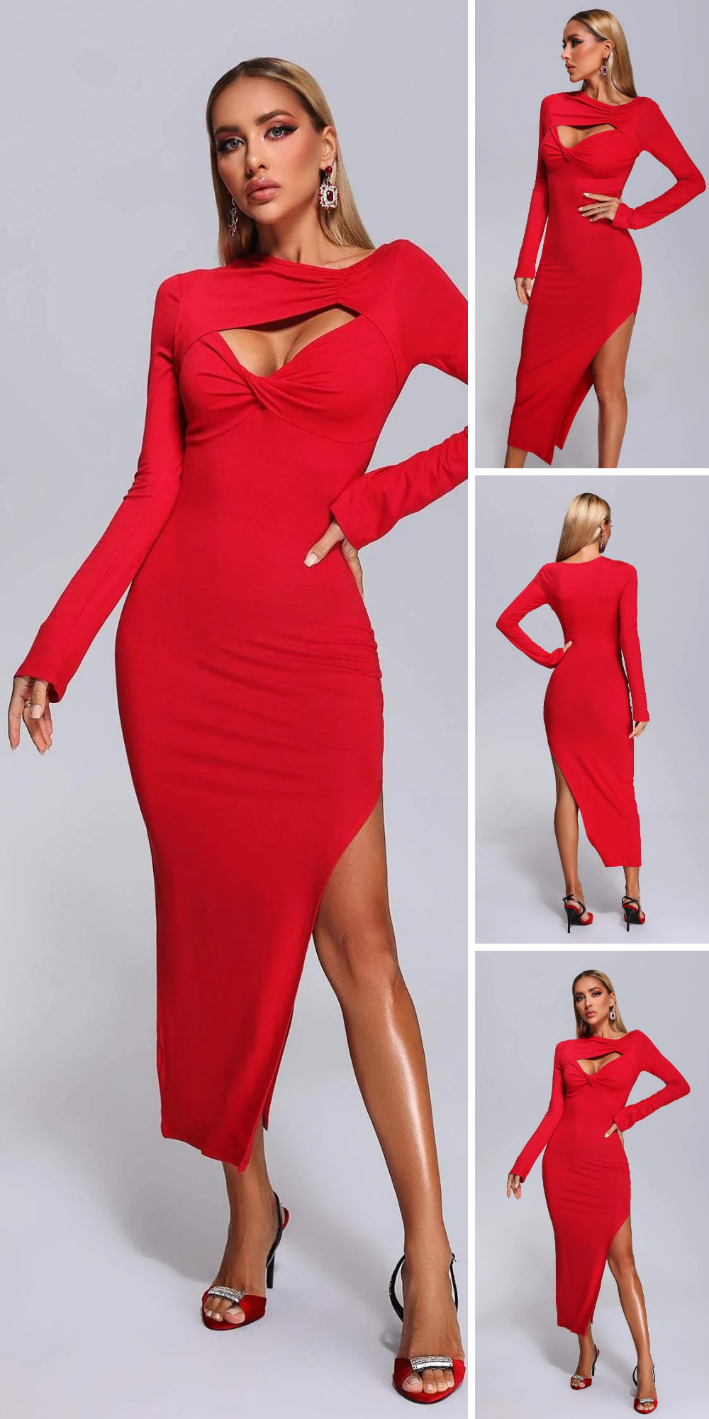 Red Midi Dress Outfit Ideas
  for Ladies