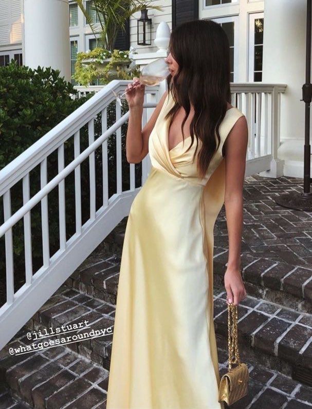 Pale Yellow Dress Outfit Ideas