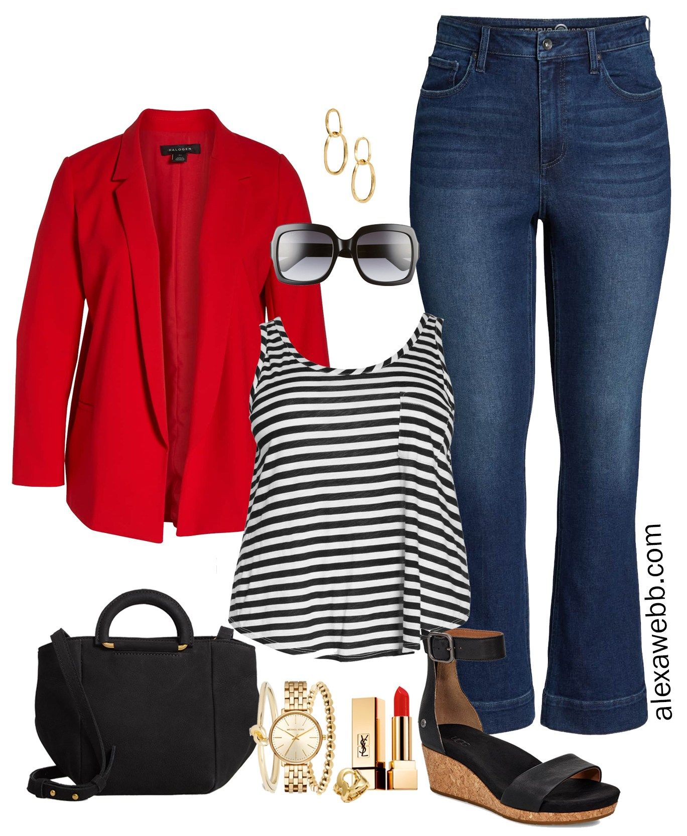 Red Blazer for Women Outfit
  Ideas