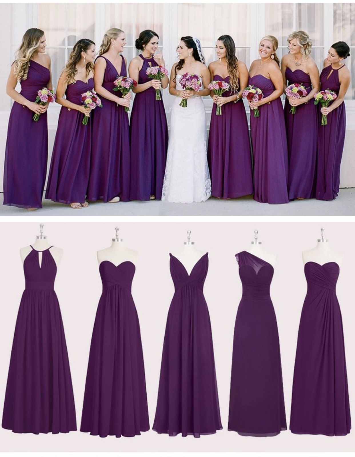 Purple Bridesmaid Dresses
  Outfit Ideas