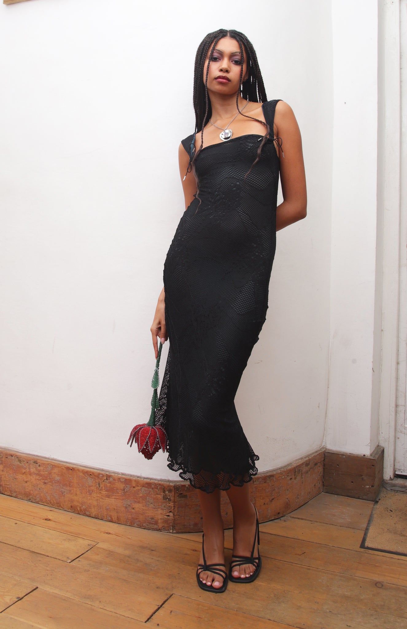 Black Lace Dress Outfit Ideas